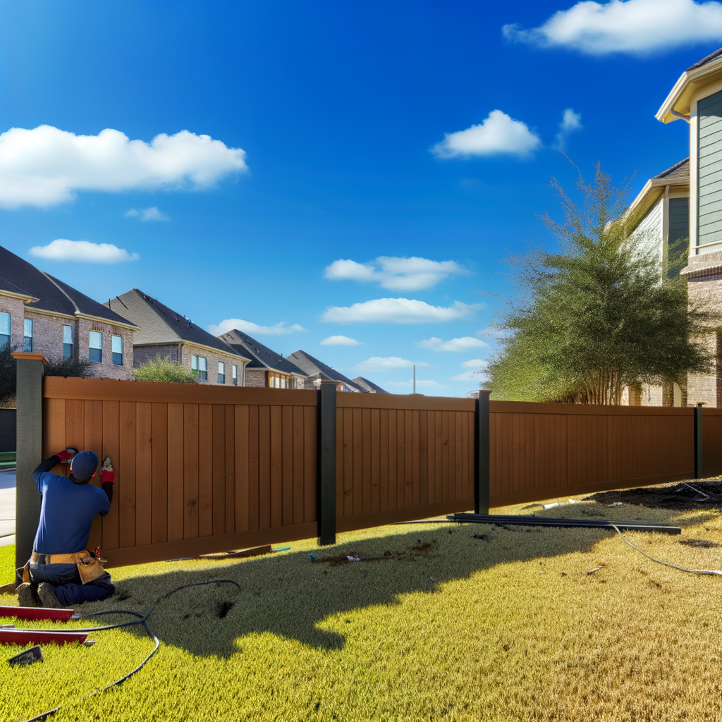 Secure Your Oasis: Mustang Fencing Ensures Privacy & Durability in 77020