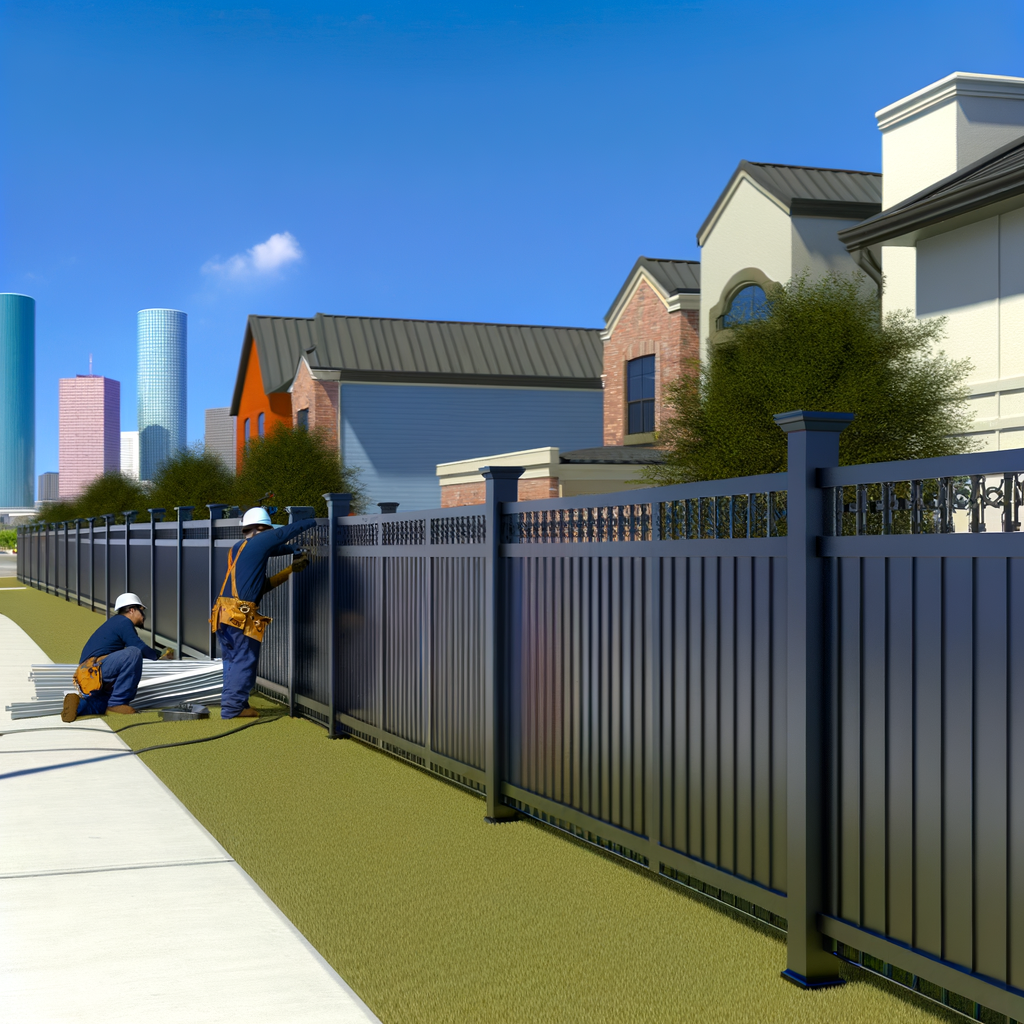 Secure Your Sanctuary: Mustang Fencing's Durable Aluminum Fence Installation in 77018