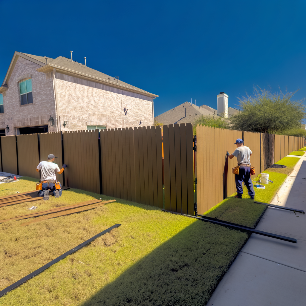 Secure Your Sanctuary: Mustang Fencing's Durable Privacy Fence Installation in 77023