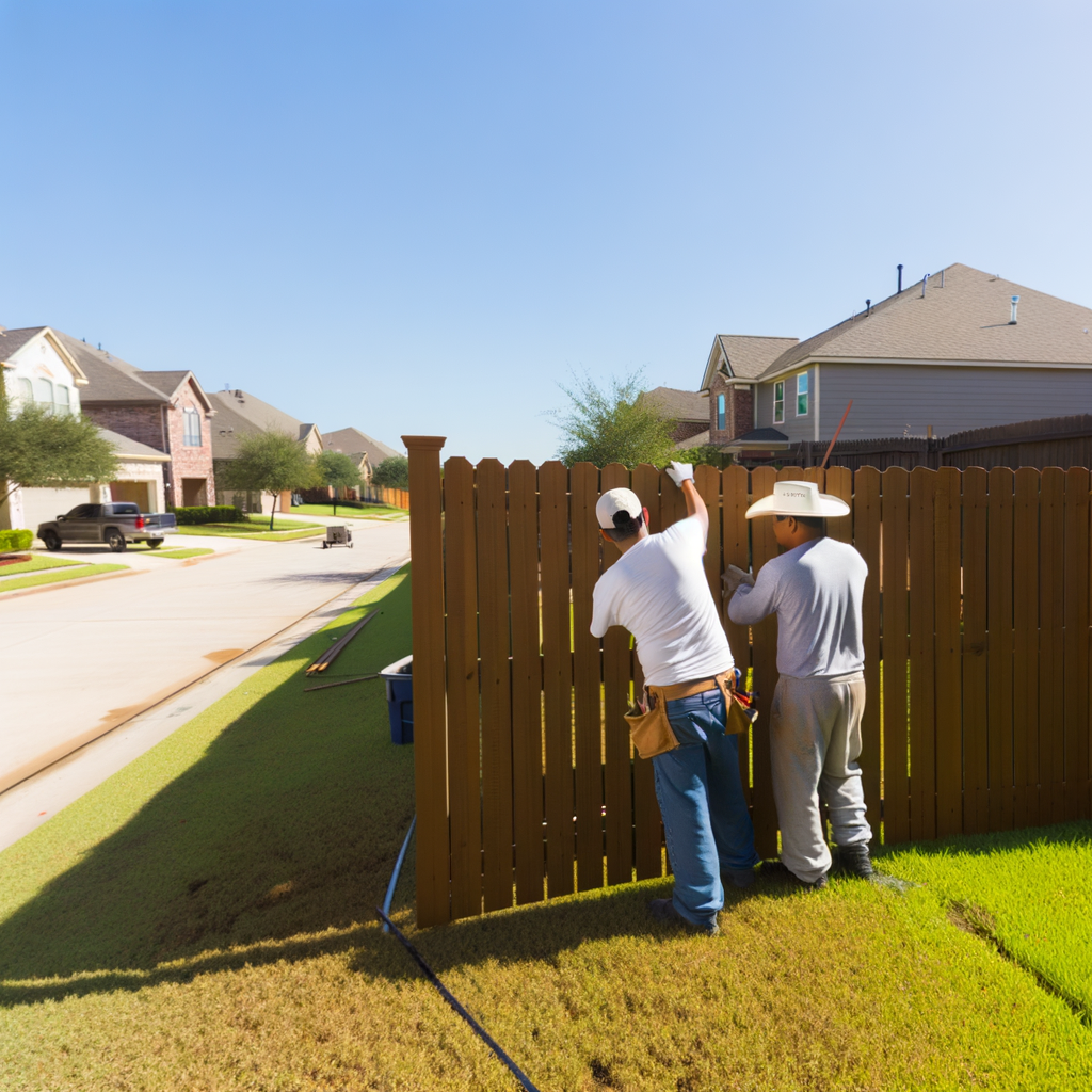 Secure Your Sanctuary: Mustang Fencing's Durable Vinyl Fence Installation in 77015